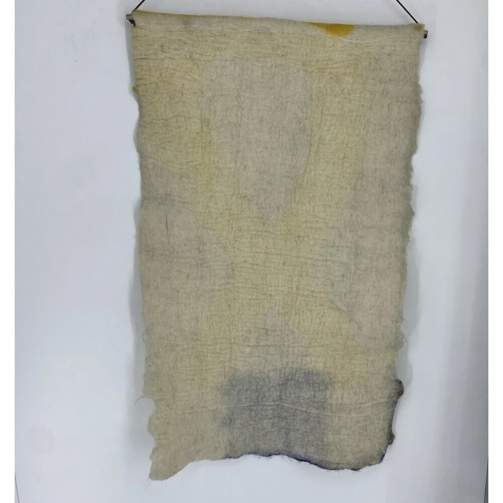 En Gry & Sif Felted Wool Wall Hanging Scandinavian Minimalist Modern Decor Hygge